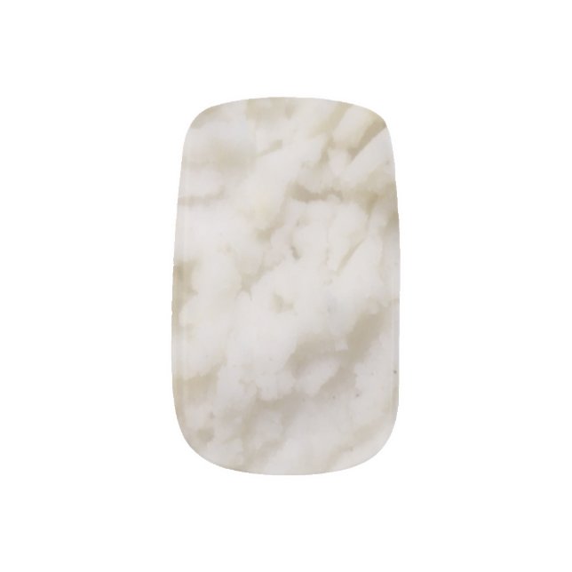 Mashed Potatoes Minx Nail Art (Left Thumb)