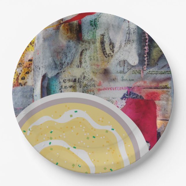 Mashed Potatoes Paper Plates (Front)