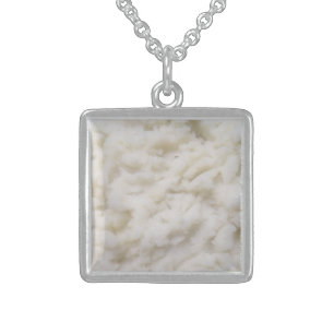 Mashed Potatoes Sterling Silver Necklace