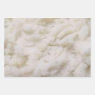 Mashed Potatoes Wrapping Paper Sheets