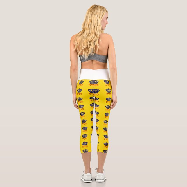 Mashiach Yoga Capri Leggings (Back)