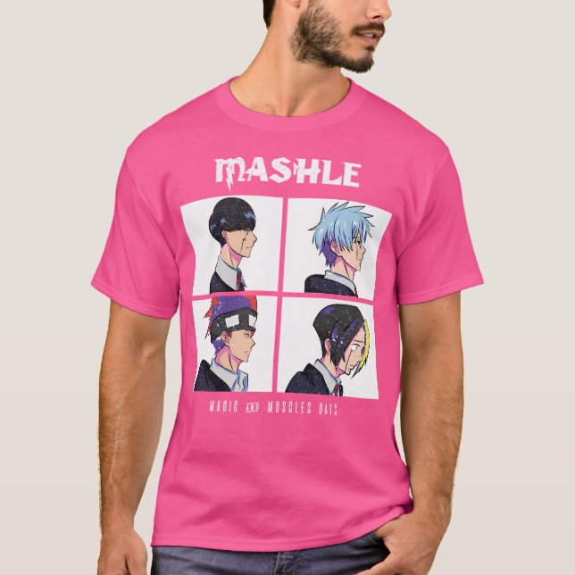 Mashle Magic And Muscles Days (Grunge Style) T-Shirt (Front)