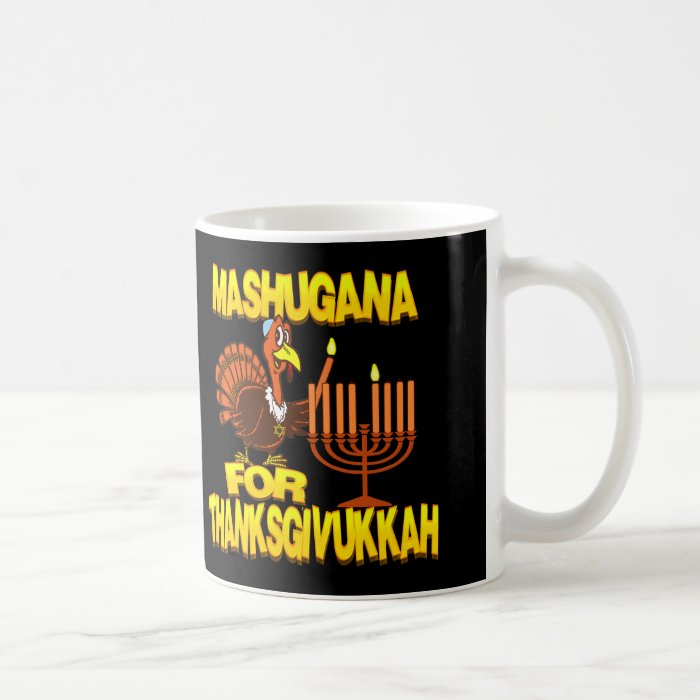 Mashugana For Thanksgivukkah Turkey Menorah Mug