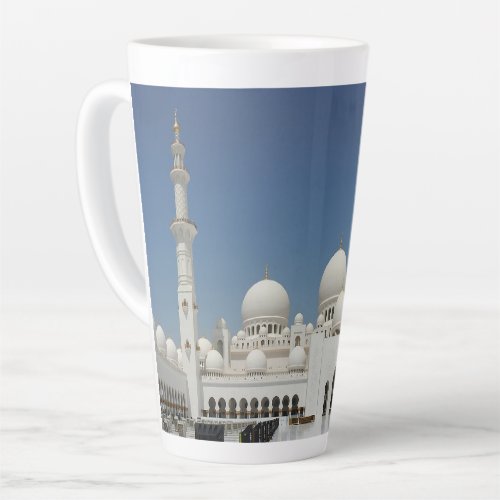 Masjid Sheikh Zayed Grand Mosque UAE Abu Dhabi Latte Mug