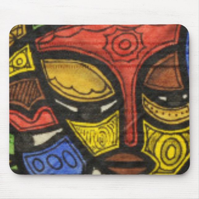 Mask 2 mouse pad (Front)
