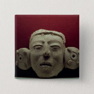 Mask, 500-900 AD Button