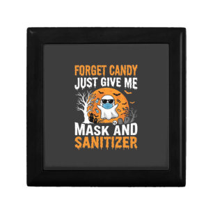 Mask and Sanitizer Halloween Ghost Design_1 Gift Box