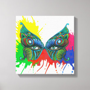 Mask - Butterfly Canvas Print