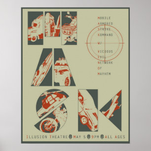 Mask concert poster #3