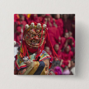 Mask dance performance at Tshechu Festival 3 Button