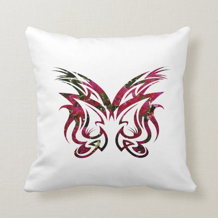 Mask Design 1 bougie butterfly shape Pillows