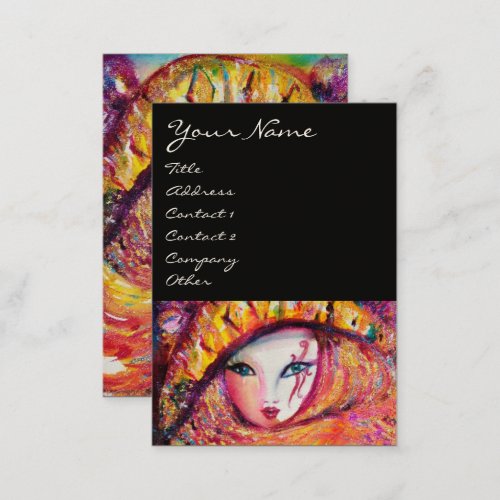MASK IN YELLOW  Performing ArtsCostume Designer Business Card
