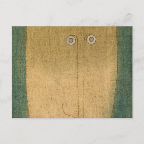 Mask of Fear 1932 by Paul Klee Postcard