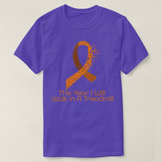 Mask of Multiple Sclerosis MS awareness ribbon Wal T-Shirt (Design Front)