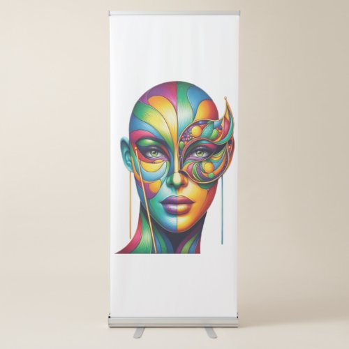 Mask of the Mystic Retractable Banner