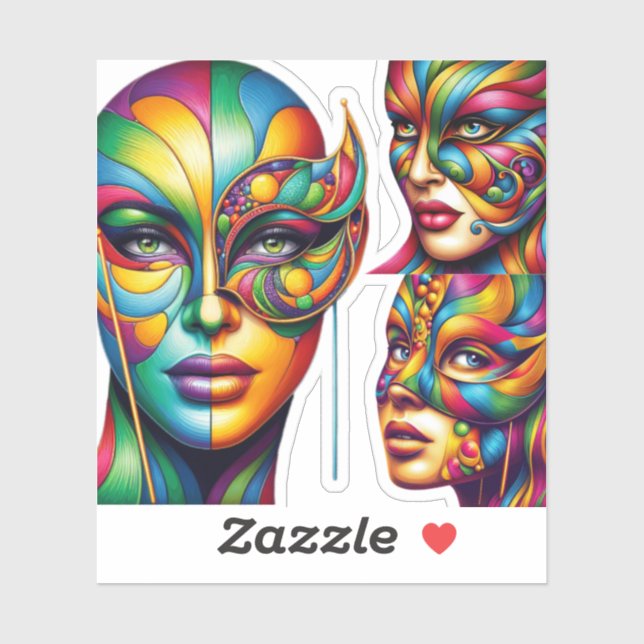 Mask of the Mystic Sticker (Sheet)