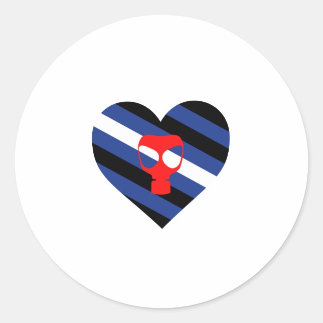 Mask Pride Classic Round Sticker (Front)
