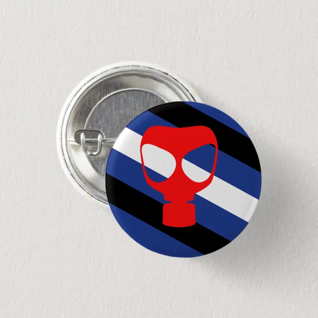 Mask Pride Flag Button (Front & Back)