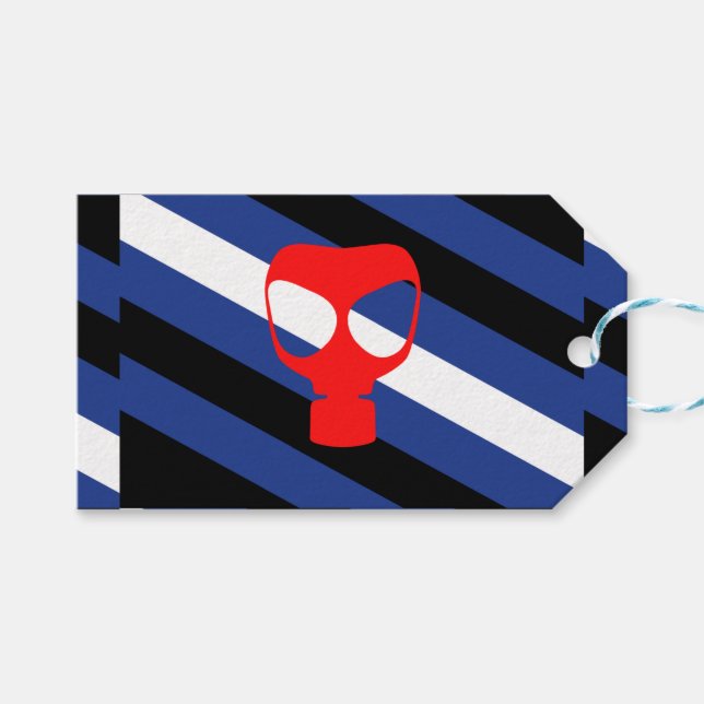 Mask Pride Flag Gift Tags (Front (Horizontal))