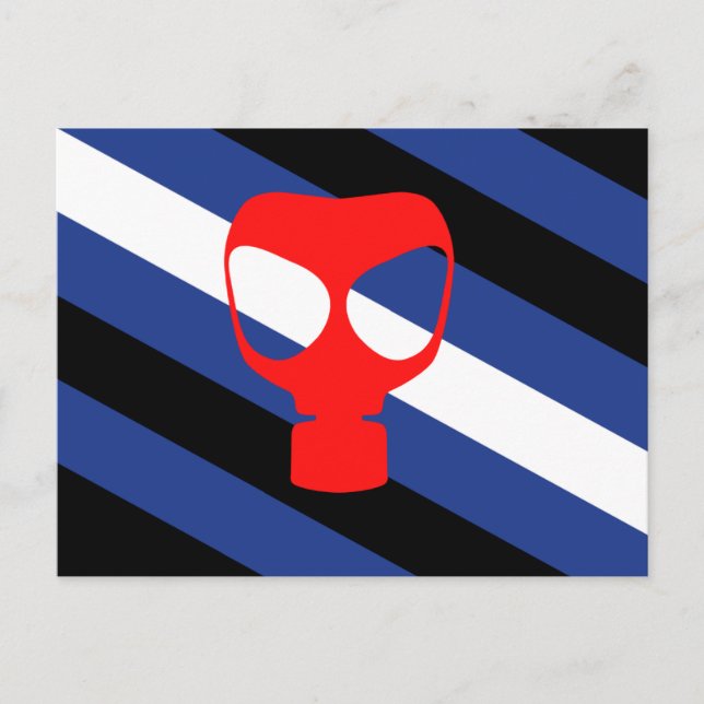 Mask Pride Flag Postcard (Front)