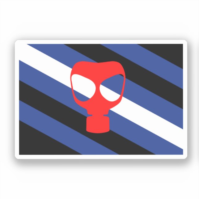 Mask Pride Flag Sticker (Front)