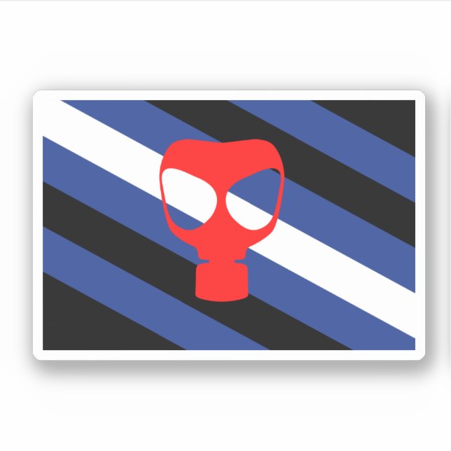 Mask Pride Flag Sticker (Front)