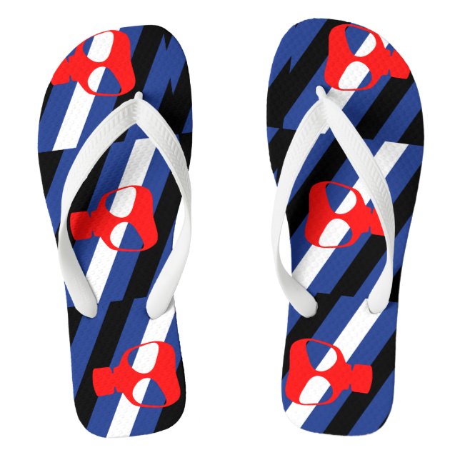 Mask Pride Flip Flops (Footbed)