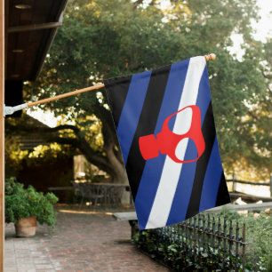 Mask Pride House Flag