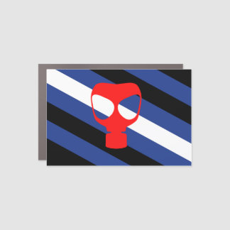 Mask Pride House Flag Car Magnet