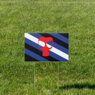 Mask Pride House Flag Sign