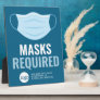 Mask Required with Drawing plus Additional Text Plaque