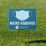 Mask Required with Drawing plus Additional Text Sign