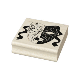Mask Rubber Stamp