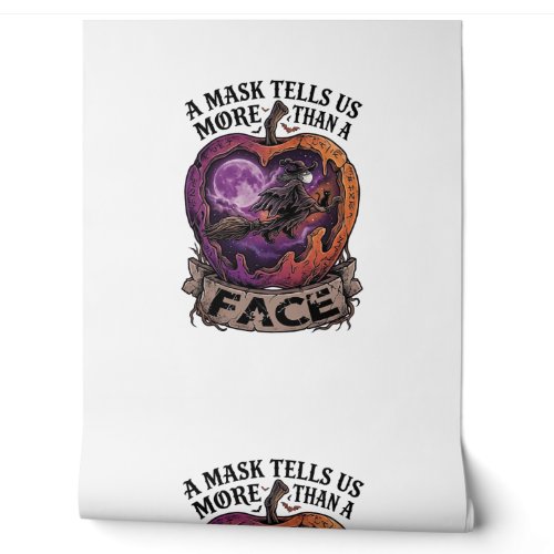 Mask Tells Us More Than Face Halloween Witch Apple Wallpaper