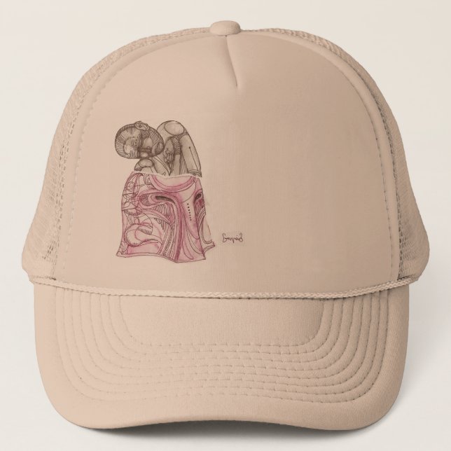Mask Trucker Hat (Front)