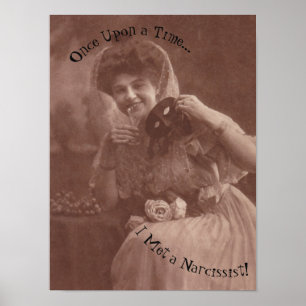 Mask Unmasking a Narcissist Abuse NPD Narc Poster