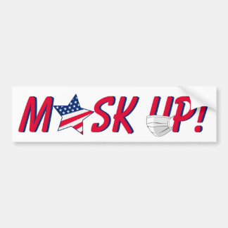 Mask Up! - America Bumper Sticker
