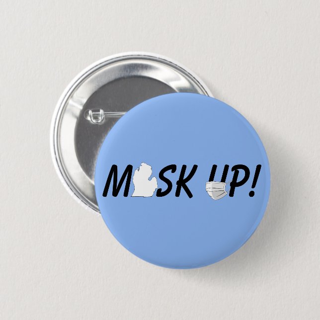Mask Up! Button (Front & Back)