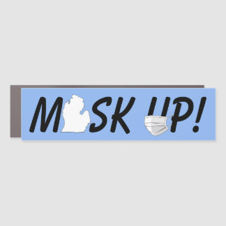 Mask Up! Car Magnet