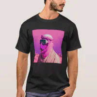 Masked Arab in a Vaporwave Desert Retrowave style T-Shirt | Zazzle