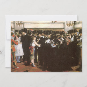 Masked Ball at the Opera by Edouard Manet