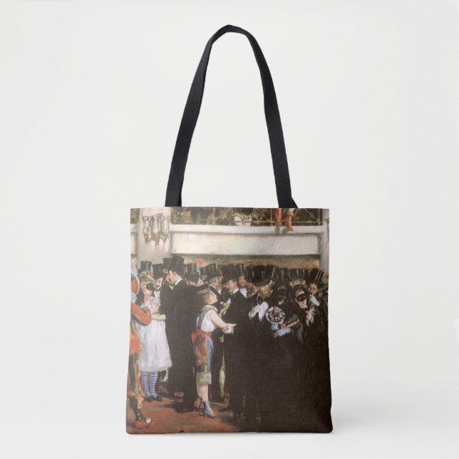 Masked Ball at the Opera by Edouard Manet Tote Bag (Front)