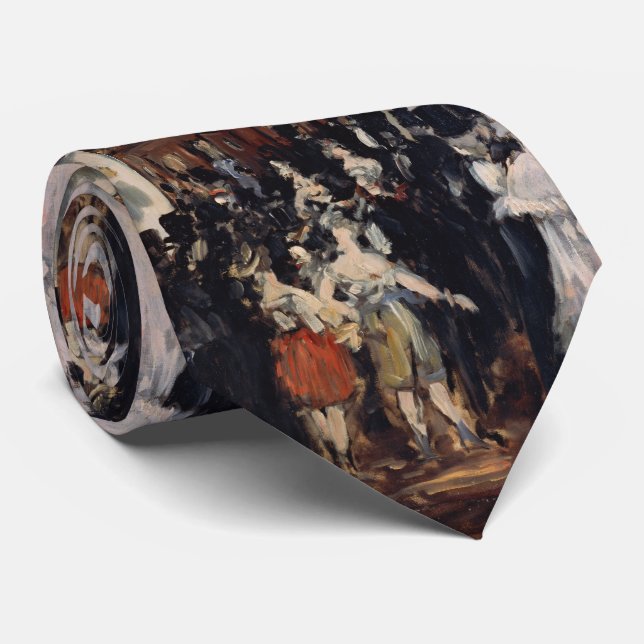 Masked Ball at the Opera Edouard Manet Tie (Rolled)