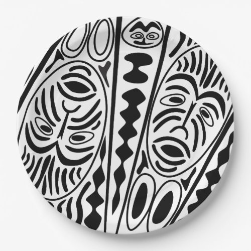 Masked BHM Party Paper Plates