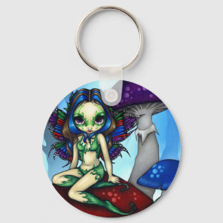 "Masked Fairy on the Mushrooms" Keychain