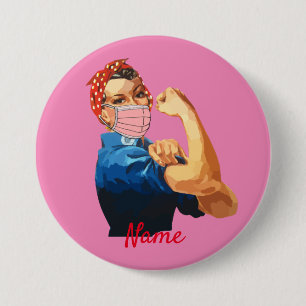 Masked Female Empowerment Thunder_Cove Button
