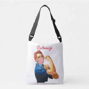 Masked Female Empowerment Thunder_Cove  Crossbody Bag