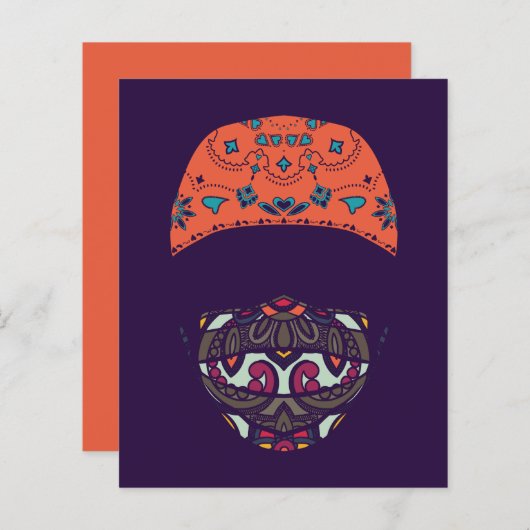 masked in paisley (Front/Back)