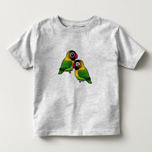 Masked Lovebird Adorable Pair Toddler T-shirt (Front)
