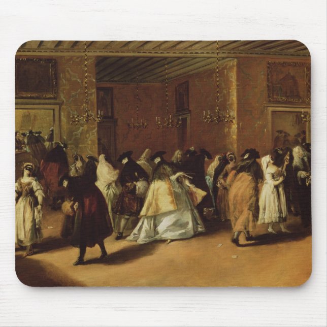 Masked Meeting Mouse Pad (Front)